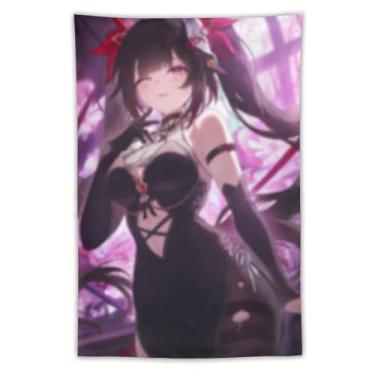 Imagem de LIEGBMEU Sexy Bikini Hot Anime Girl Tapeçaria 101.6 cm x 152.4 cm Interior Exterior Wall Quilt Art Decoração de Tapeçaria Caprichosa, AF199