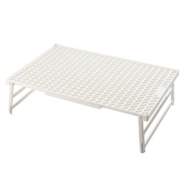 Imagem de Hutzler Escorredor empilhável Coolwave, 38 x 25 cm, assadeira dobrável, sem BPA (branco)