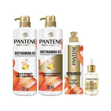 Imagem de Kit Pantene Pro-V Miracles Shampoo + Condicionador - 510ml + Creme de 