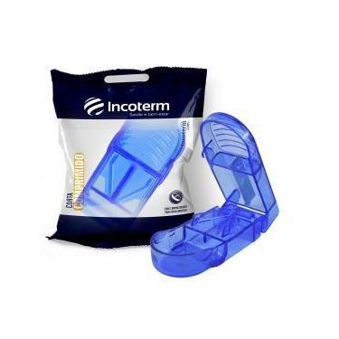 Imagem de Cortador de comprimidos azul incoterm.