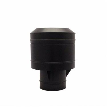 Imagem de Chapéu Preto Tipo Canhão Sputinik Chaminé 150 Mm De Diâmetro