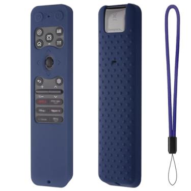 Imagem de Hi Color MR25GA Capa de silicone para controle remoto LG AN-MR25GA/AN-MR25GC Magic Control 2025 LG C5, D5, G5 Series OLED TV capa protetora de silicone (azul escuro)