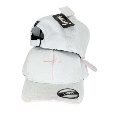 Imagem de Boné Fé Hype Original Aba Curva Fita Preto Strapback Hype Premium, Bra