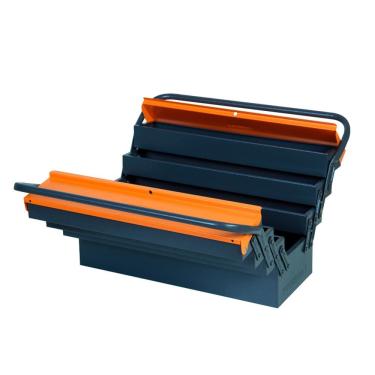Imagem de Caixa Ferramentas Ssanfonada 7 Gavetas 50cm Grafite/Laranja 91802 -   PRESTO
