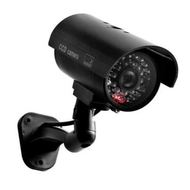 Imagem de Câmera De Vigilância Simulada Estilo Pistola Com Efeito De Deterrência