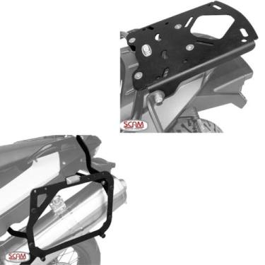 Imagem de Bagageiro+ Suporte Baú Lateral Bmw F700gs 2017+/F800gs 2008+ Scam Spto