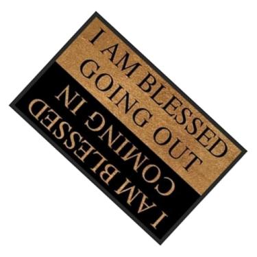 Imagem de Rrlihjgu Tapete De Entrada - Tapetes Para Interior Para Entrada,Tapete Antiderrapante Com Mensagem de Boas-Vindas Para Varanda Cozinha Interior Jardim Apartamento Garagem