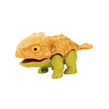 Imagem de Generic Brinquedo de Dinossauro de Dedo Mordedor, Mão Mordedora, Divertido, Criativo, Interativo, Fantoche de Dinossauro para Adereços, Jogo Familiar, Brinque, Anquilossauro amarelo
