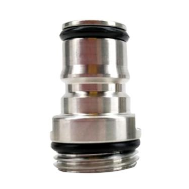 Imagem de Poste de trava de esfera com rosca macho de 1/2" para barris Cornelius – Aço inoxidável 304 para substituição de conexão rápida de cerveja/gás(Gas Post)