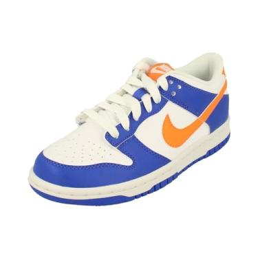 Imagem de Nike Tênis masculino Dunk Low PS, Blue Joy/Mandarim brilhante/branco/preto, 18