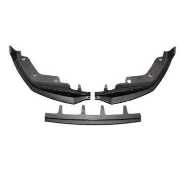 Imagem de Kit de proteção para para-choque estilo MP com 3 peças, spoiler, difusor e protetor de para-choque compatível com BMW G20 G21 M-Pack 320i M340i XDrive 2019-2022, preto brilhante(Matte Black)