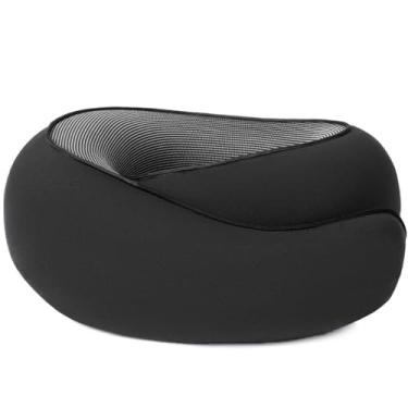 Imagem de Almofada De Viagem De Avião Apoio De Cabeça/Pescoço(Preto)