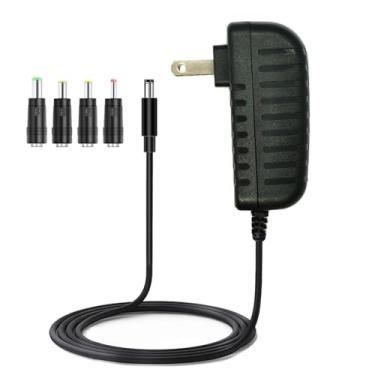 Imagem de ISolderStore Fonte de alimentação adaptador CA 12V 2A 1,5A 0,5A fonte de alimentação de comutação 24W DC 5,52,5/5,52,1 mm com 4 plugues CC intercambiáveis