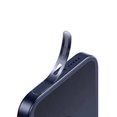 Imagem de Capa adesiva à prova de poeira para fone de ouvido para iPhone 17 Pro - 5 peças/azul escuro