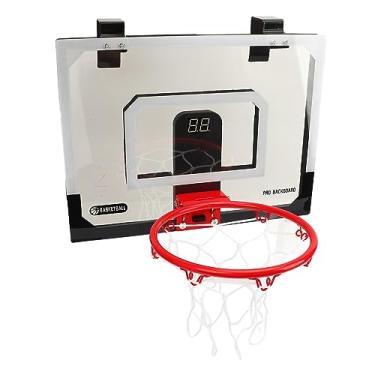 Imagem de Domary Mini de Basquete Com Placar Eletrônico, Encosta Resistente a Quebra, Jogo de Esportes Portáteis para Crianças para Crianças