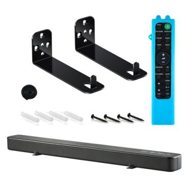 Imagem de STORAGBT Suporte de parede Soundbar para alto-falante Sony S100F Surround Soundbar, com uma capa de controle remoto iluminada