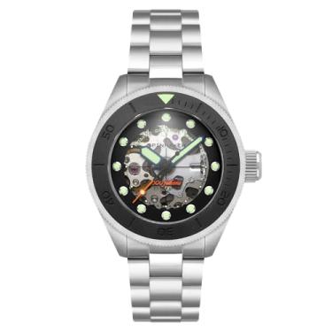 Imagem de RELOGIO DE PULSO SPINNAKER PICCARD SKELETON AUTOMATIC DUST BLACK