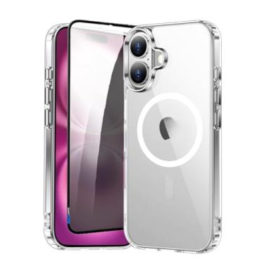 Imagem de Capa Capinha Case Magnética Carregamento por Indução E Película de Privacidade Para iPhone (iPhone 16 Plus)