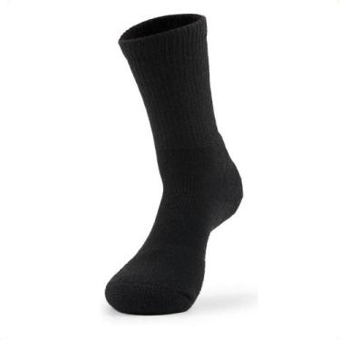 Imagem de Meia Thorlos Tennis Tx13 Preta Cano Alto A Melhor Meia