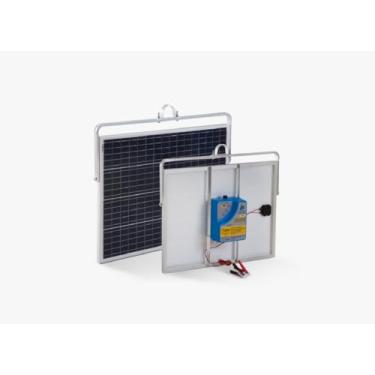Imagem de Eletrificador De Cerca Elétrica Rural Solar Zebu ZS200I Azul