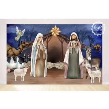 Imagem de Painel Tecido Sublimado Presépio 2,20 x 1,50 (9)