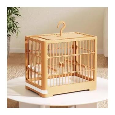 Imagem de Gaiola de pássaro, gaiola de pássaro, papagaio, casa, grande, reprodução, portátil, especial, ninho de pássaro (laranja)