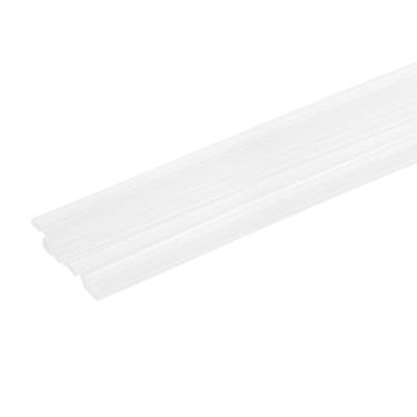 Imagem de HARFINGTON 1 conjunto (10 peças) hastes de solda de plástico 25,4 cm tiras de soldagem PE hastes de soldagem para para-choques de carro, caiaque, reparo diário, para-choques de plástico, branco