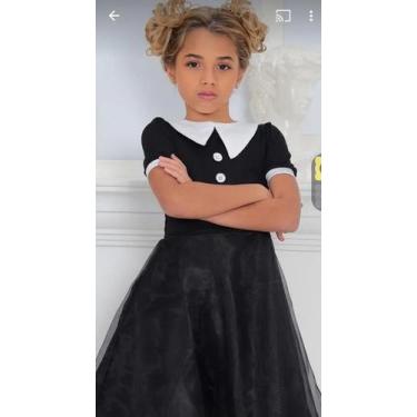 Imagem de Fantasia Wandinha da Família Addams - Vandinha - Fabuloso Ateliê, 2