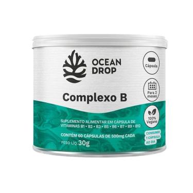 Imagem de Complexo B 500mg 60 Cápsulas Ocean Drop-Unissex