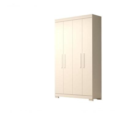 Imagem de Guarda-roupa Infantil Canadá 4 Portas E 2 Gavetas 100% Mdf Linhamobília Branco
