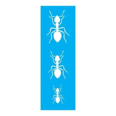 Imagem de Stencil Tamako Formigas - 10X30Cm - Ref 7640, Acetato