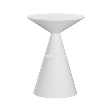 Imagem de Mesa de centro de design simples redonda sala de estar mesa de centro de luxo conjunto de mesa de jantar moderna sala de estar preto mesa central baixa quarto móveis de metal mesa lateral minimalista