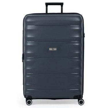 Imagem de Mala Grande Polipropileno 4 Rodas SwissOne Genebra II Cinza - Suissewi