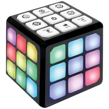 Imagem de Cubo Mágico Eletrônico Educativo 4 em 1 para Crianças de 6 a 12 Anos, WINNING FINGERS, Preto