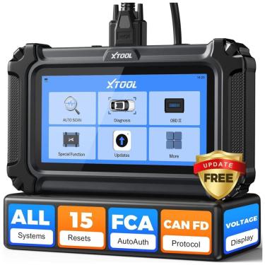 Imagem de XTOOL D6 Scanner OBD2: Scanner de Diagnóstico Full System 2025 para Carros com 15 Resets, Reset de Óleo, Sangria ABS e Mais