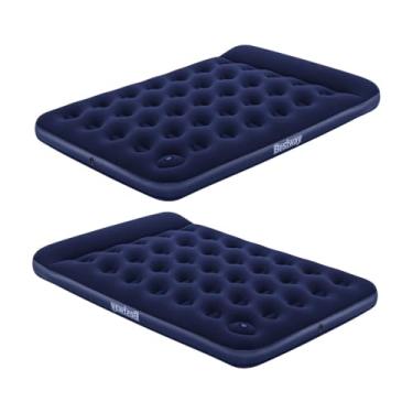 Imagem de Proposita, Kit 2 Colchões Infláveis Casal Full 191x137x28cm Com Bomba Interna Bestway