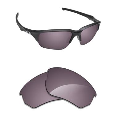Imagem de Alphax Lentes de reposição polarizadas espelhadas cinza cromado Elite para óculos de sol Oakley Flak Beta OO9363