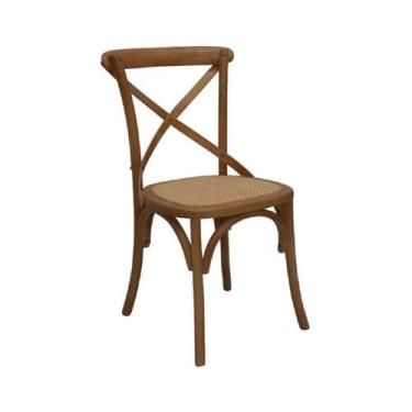 Imagem de KIT 2 Cadeiras Katrina Madeira Maciça Diversas Cores - Rivatti, Dourad