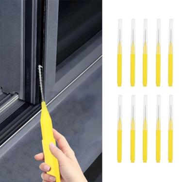 Imagem de Escova pequena para suprimentos de limpeza de lacunas, conjunto de escovas de limpeza profunda, ferramentas de limpeza para paredes de piscina, banheiro, banheiro, superfícies de cozinha