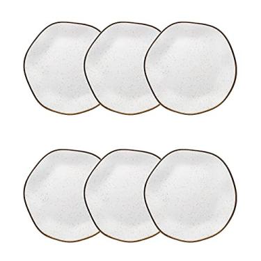 Imagem de Oxford Conjunto com 6 Pratos de Sobremesa 21,5cm Ryo Maresia