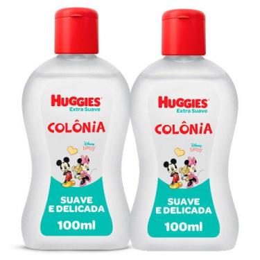 Imagem de Kit 2 Colônia Infantil Huggies Extra Suave 100ml
