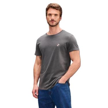 Imagem de Camiseta Estampada Caravela Vasco Reserva, Preto stoned, P