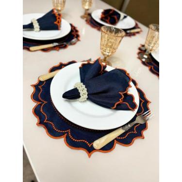 Imagem de Jogo Americano Exclusivo Souplast Guardanapo Bordado Vários Modelos - 