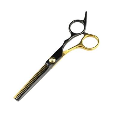 Imagem de Tesoura Profissional De Cabelo De 6 Polegadas, Tesoura De Desbaste Par