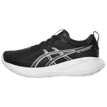 Imagem de ASICS Tênis de corrida feminino Gel-Cumulus 27, Preto/concreto, 35