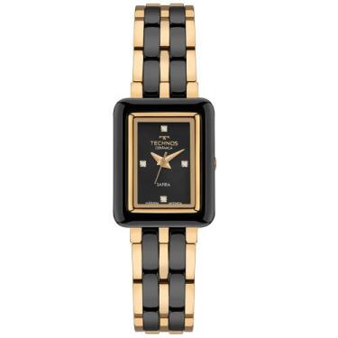 Imagem de Relógio Technos Feminino Ceramic Sapphire Dourado - 5Y36AB/1P
