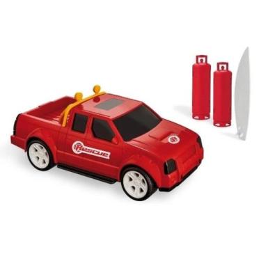 Imagem de Carrinho Infantil Pick Up Salva Vidas Rescue Team Com Acessórios - Usu