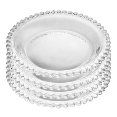 Imagem de WOLFF - Conjunto 4 Pratos Pearl 14cm Cristal