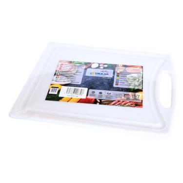 Imagem de LEILA'S KITCHEN Tábua de corte de plástico, tábua de cortar, tábua de corte ondulada de HDPE para carne, vegetais, frutos do mar, laticínios