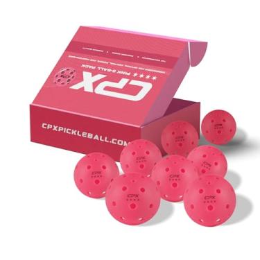 Imagem de CPX 8-Pack Pickleball Outdoor (rosa) – Ao ar livre, sem costura e de longa duração – Ótimo para iniciantes, profissionais e clubes